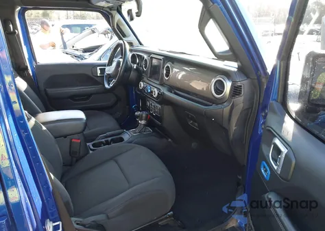 2020 Jeep Wrangler Unlimited Sahara z USA, uszkodzony, nr VIN 1C4HJXEN4LW231188